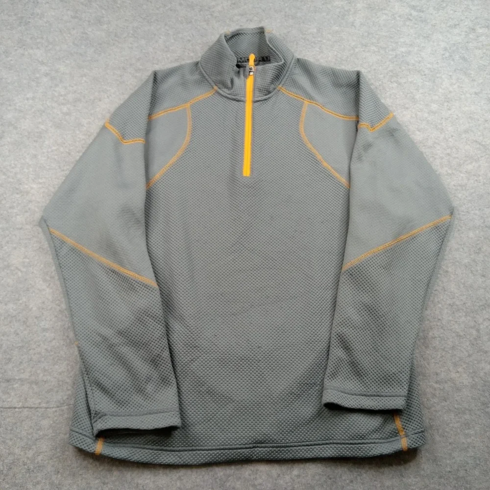 Under Armour Pullover Men Large Quarter Zip Waffle All Season Gear Loose Fit UA